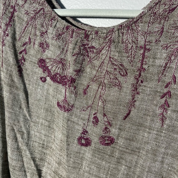 Uncle Frank Linen Blend Beautiful Dress- XL - Picture 3 of 9